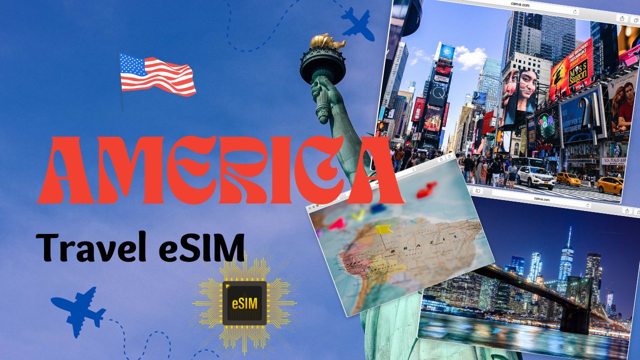 アメリカ　eSIM